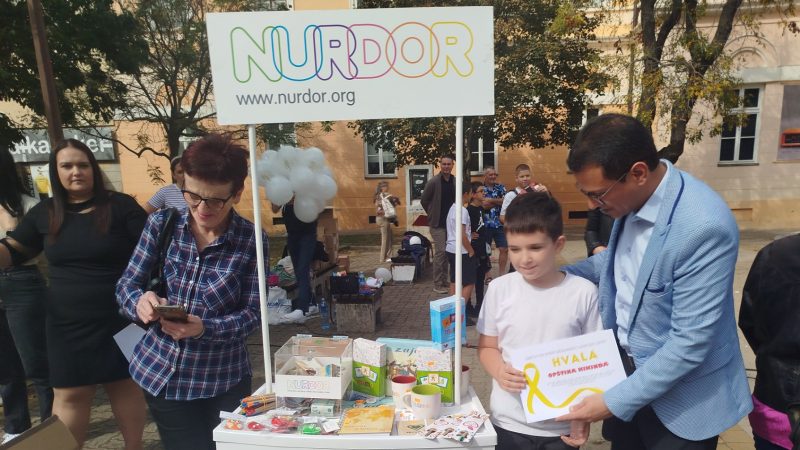 Podrška malim herojima: NURDOR i u Kikindi organizovao akciju „Zlatni septembar“