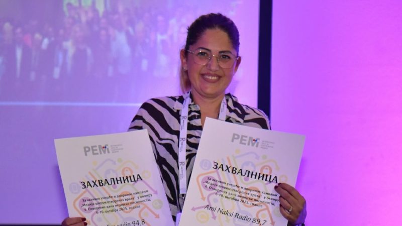 Ami i Palas radiju zahvalnice za doprinos kampanji „Mediji širom otvorenih vrata“