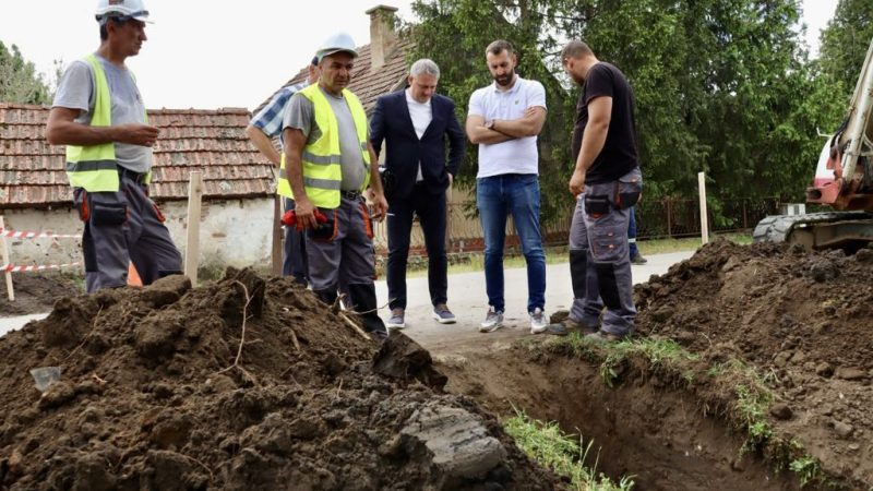 Počeli radovi na izgradnji kanalizacije u naselju Strelište