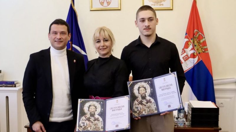 Prijem u Gradskoj kući za dobitnike Svetosavske nagrade