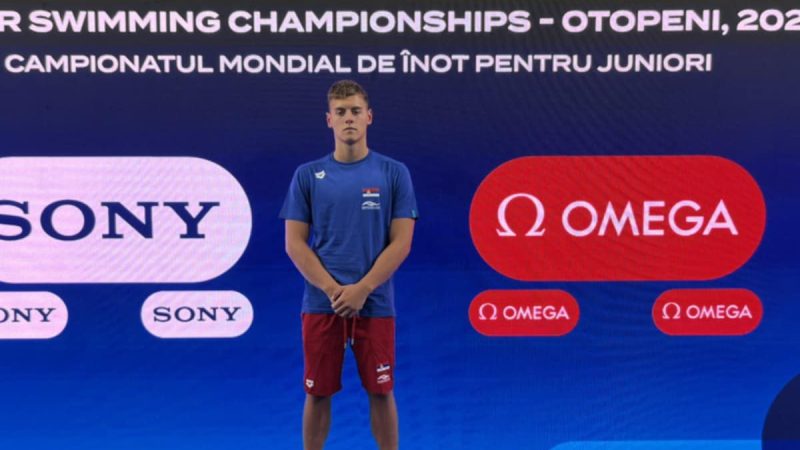 Plivač Aleksa Kockar dostojno predstavio Kikindu i Srbiju na Svetskom juniorskom prvenstvu