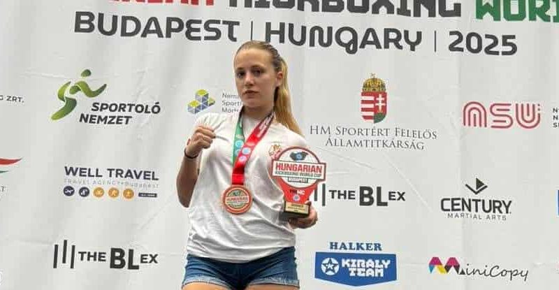 Kikinđanka Maša Vereš Matijević osvojila zlato na Svetskom kupu u kik-boksu