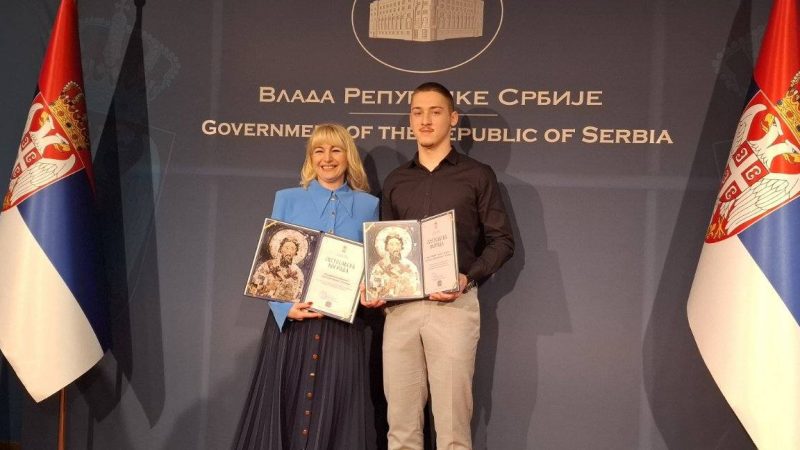PU „Dragoljub Udicki“ i Andrej Popović dobitnici Svetosavske nagrade