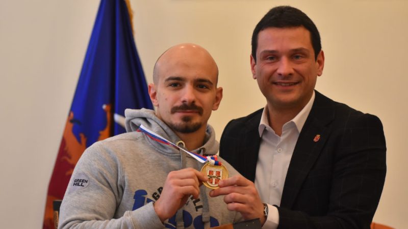 Kikinda ponosna na Nemanju Milića: Prijem u Gradskoj kući za šampiona Srbije