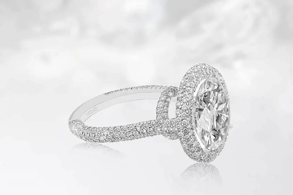 Dijamantski verenički prsten 