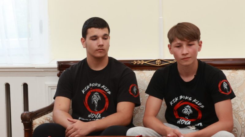 Aleksa Torma dvostruki prvak države u kik-boksu, Nikola Krasić vicešampion