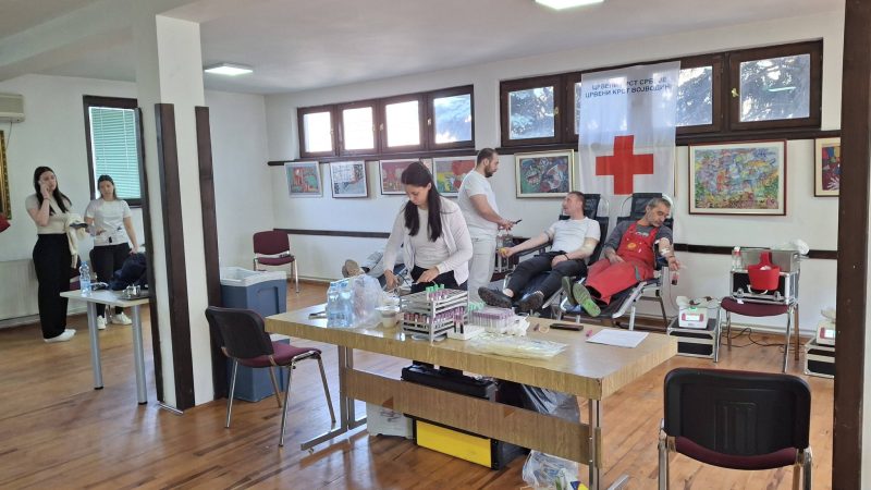 Dobar odziv na današnjoj akciji dobrovoljnog davanja krvi