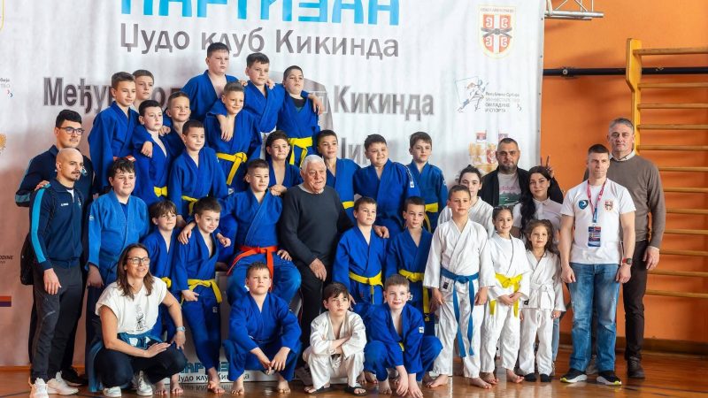 Džudisti „Partizana“ osvojili 8 medalja na Međunarodnom kupu u Kikindi