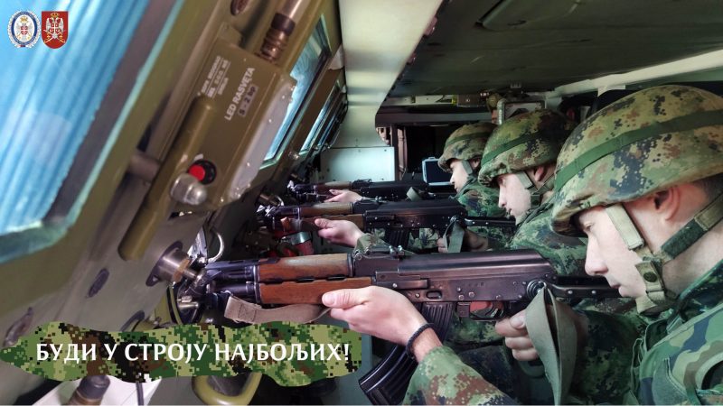 U toku prijavljivanje kandidata za dobrovoljno služenje vojnog roka sa oružjem u junskom roku