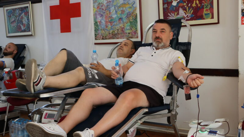 Dobar odziv na današnjoj akciji: 60 sugrađana dalo krv