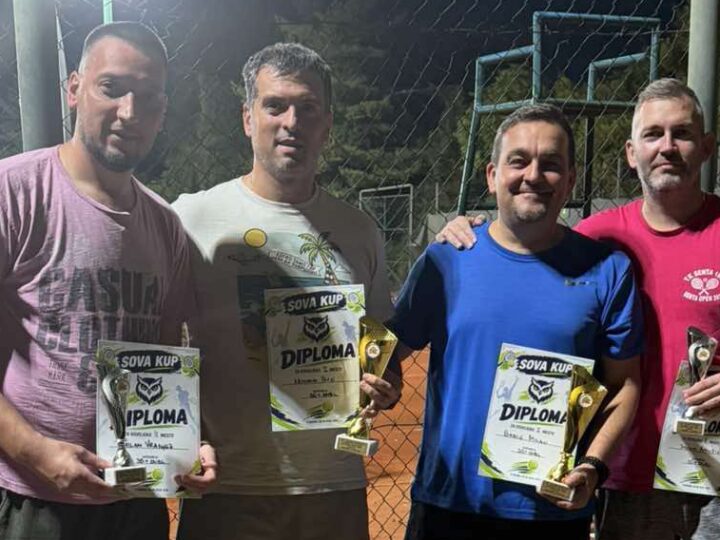 Članovi teniskih klubova iz Kikinde i Mokrina uspešni na 14. Sova kupu